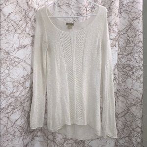 Lucky brand - White crochet sweater